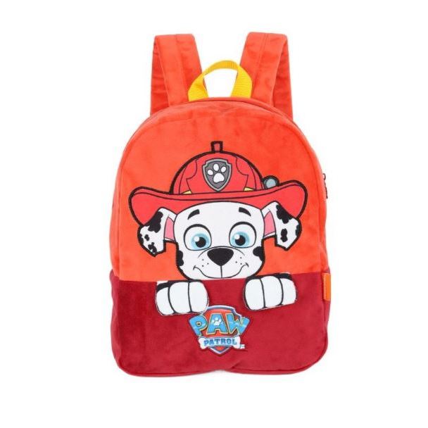 Mochila Escolar Aveludada Patrulha Canina Original 45cm
