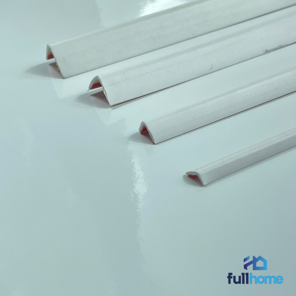 Perfil Cantoneira de pvc de 15mmx15mm com autocolante barra de 3 metros em Oferta na Shopee
