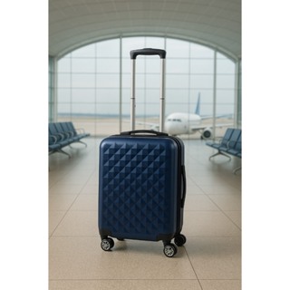 Mala De Viagem De Bordo 360º Pequena De Mão 10kg Em Cor AzuL em Oferta na Shopee