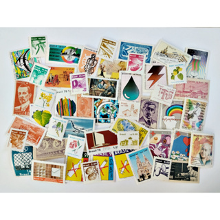 Coleção de Selos Postais do Brasil NOVOS sem Repetições SN50 em Oferta na Shopee