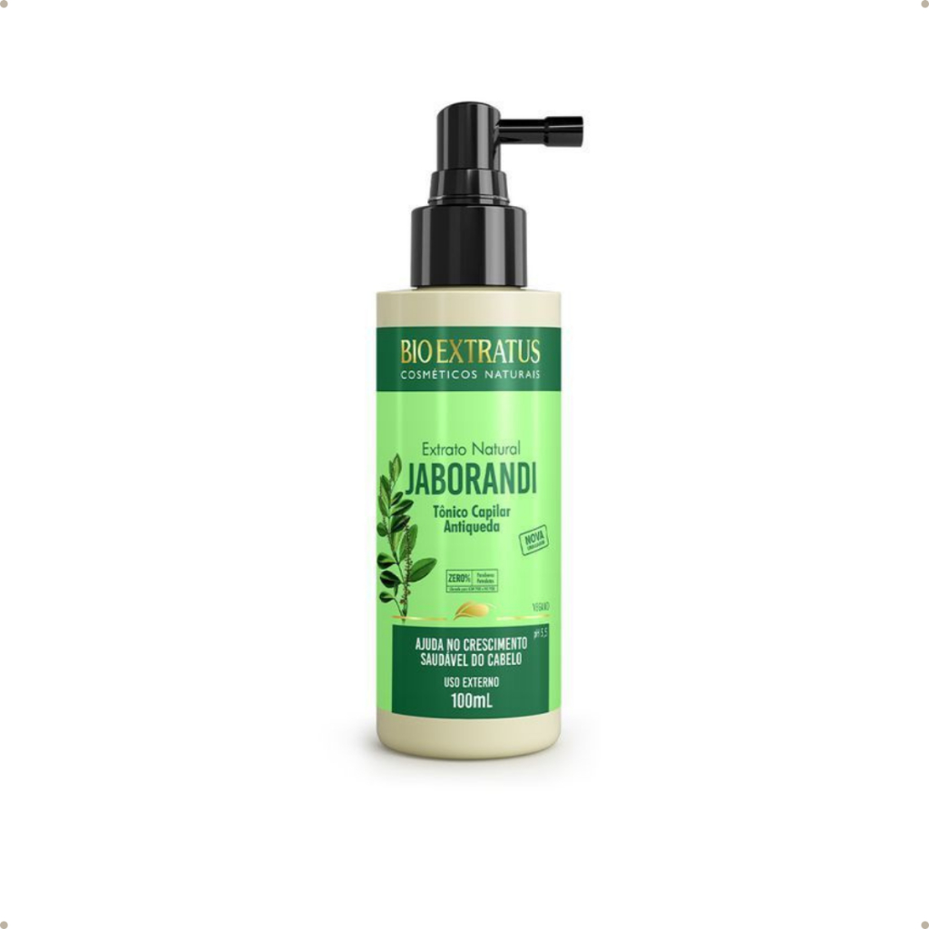 Tônico Capilar Antiqueda Extrato de Jaborandi Bio Extratus 100mL Antiqueda e Crescimento