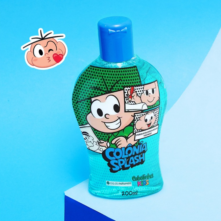 Cebolinha Kids Colônia Splash 200g
