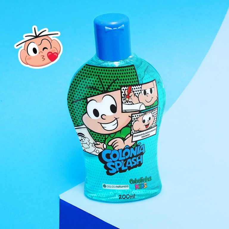 Cia da Natureza Cebolinha Kids Colônia Splash 200g