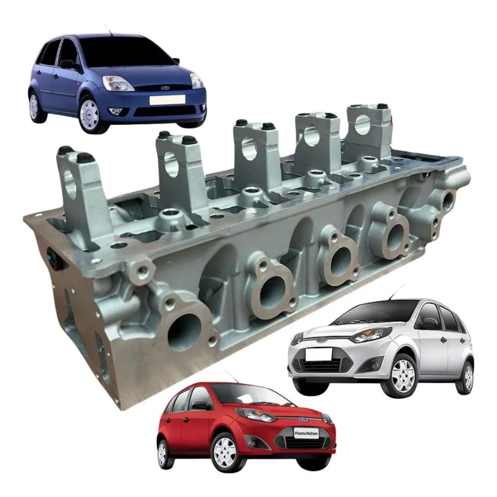 Cabeçote Motor P/ Ford Zetec Rocam 1.6 8v Gasolina / Flex Novo em Oferta na Shopee