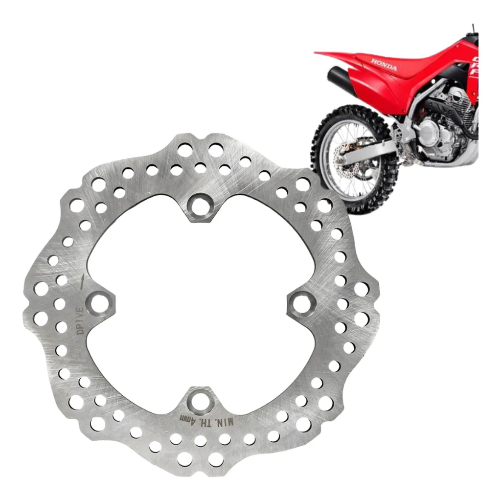 Disco De Freio Traseiro Moto Honda CRF 250\BROS 160\XRE 300\XRE 190\ NX FALCON 400 em Oferta na Shopee