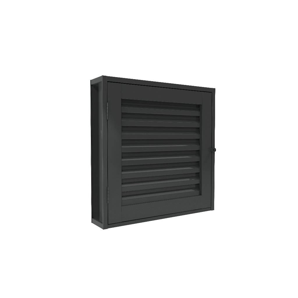 Portinhola Porta De Alçapão Sótão Abrigo 60x63cm Zarcão Abertura Esquerda 90662