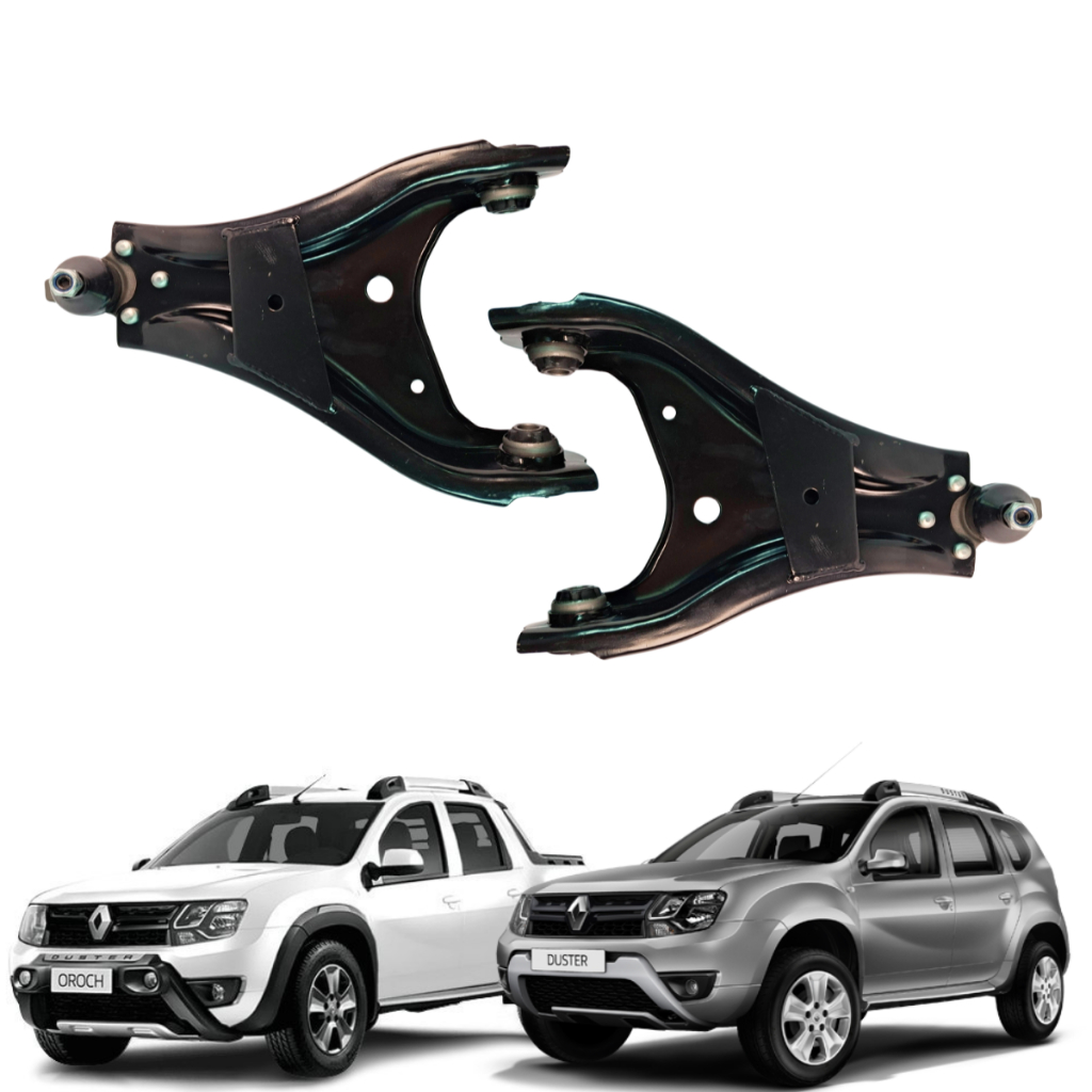 Par Bandeja Inferior Com Bucha Pivô Duster Oroch 1.6 2.0 2011 A 2021 em Oferta na Shopee