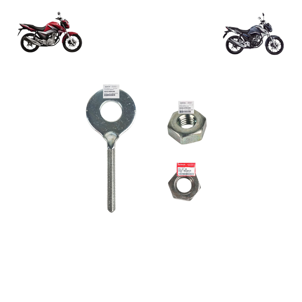 Regulador Corrente Transmissão com Porcas CG150 CG160 Original Honda em Oferta na Shopee