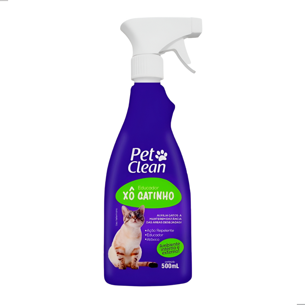 Sanitário Educardor Para Gatos Xô Gatinho Pet Clean 500ml