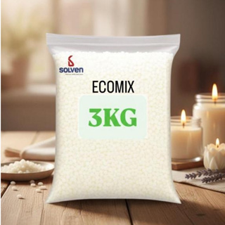 Cera Ecomix Solven perfeita para desmoldagem de velas aromáticas, decorativas e votativas. em Oferta na Shopee