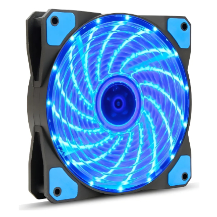 Cooler para Gabinete e CPU com Led 1500RPM KP-VR310 - Knup