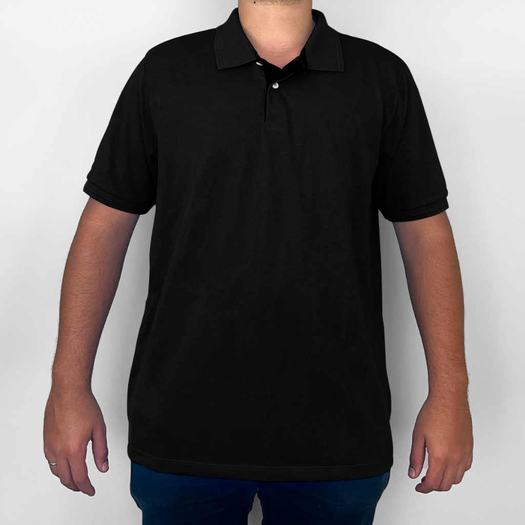 Camisa Polo Masculina Plus Size Manga Curta Casual Confortável Ogochi Original em Oferta na Shopee