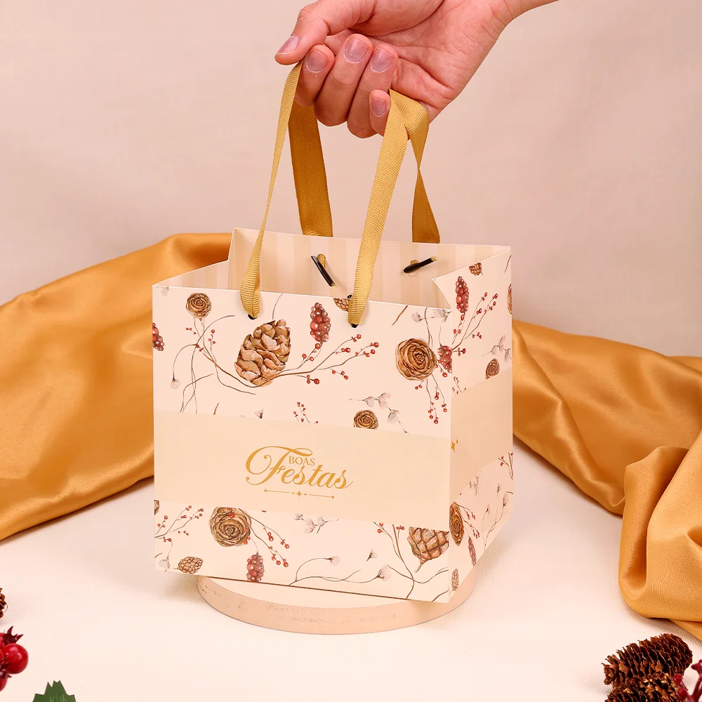 20 SACOLA PEQUENA NATAL 15,5X13,5X16 CLÁSSICA 5060 ( JANGO NATAL 2025 )