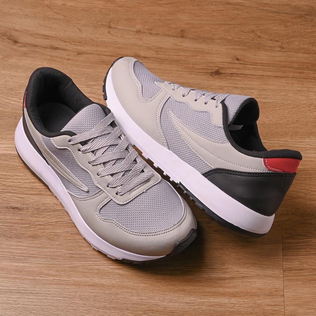 Tênis Masculino Esportivo E Casual Estilo E Conforto No Dia A Dia Cor Cinza em Oferta na Shopee