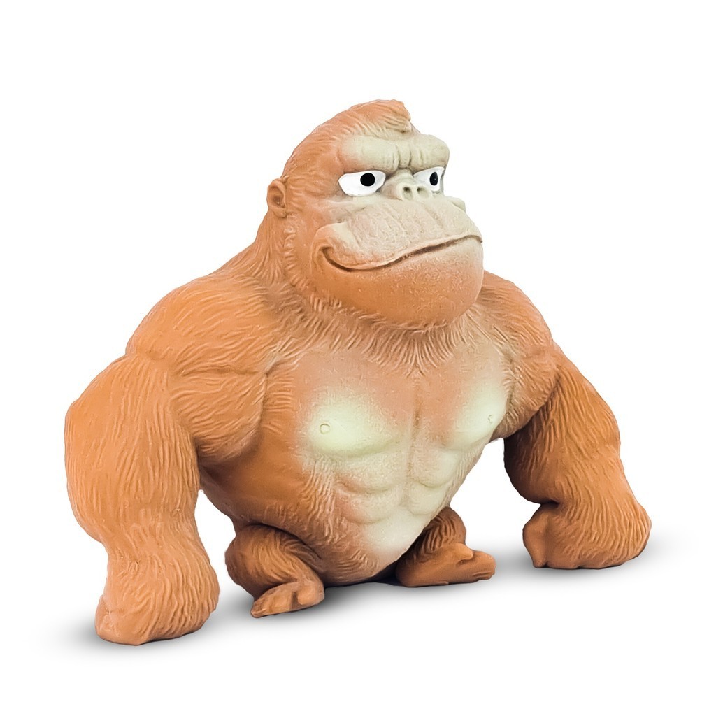 Boneco Antiestresse Macaco De Esticar Rongee Kong Fidget Toy Elástico Divertido
