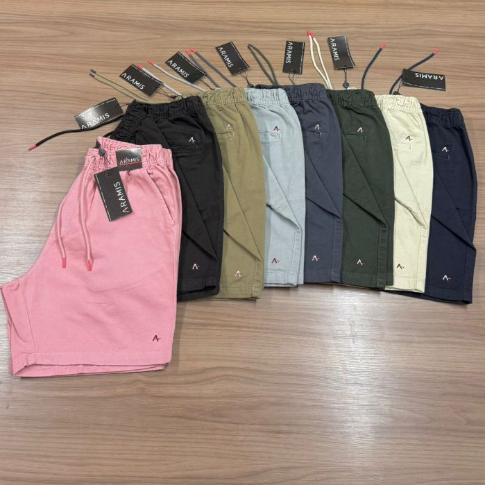 Short Mauricinho De Sarja Masculino Da Aramiis - Estilo Conforto e Qualidade em Oferta na Shopee