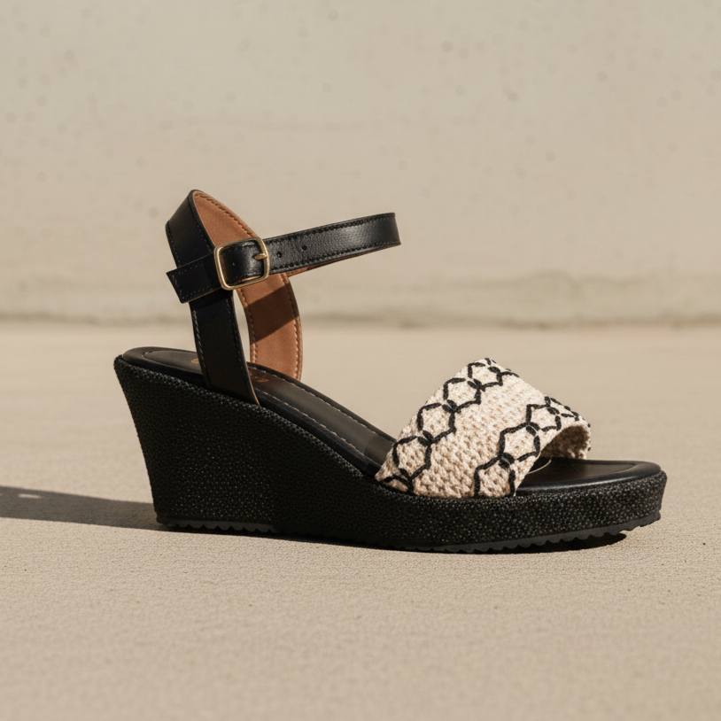 Sandália Anabela Baixa: Onde Comprar | BuscaProdutos