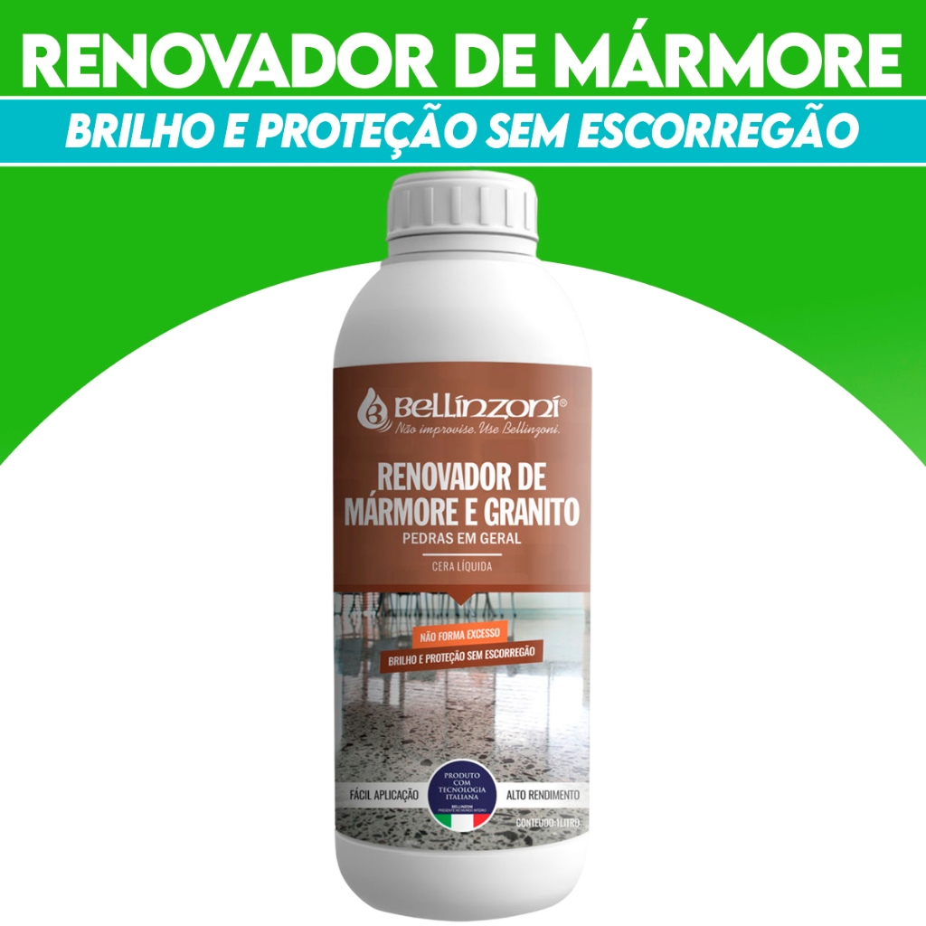 Renovador De Mármore Granito E Porcelanato 1 L - Bellinzoni