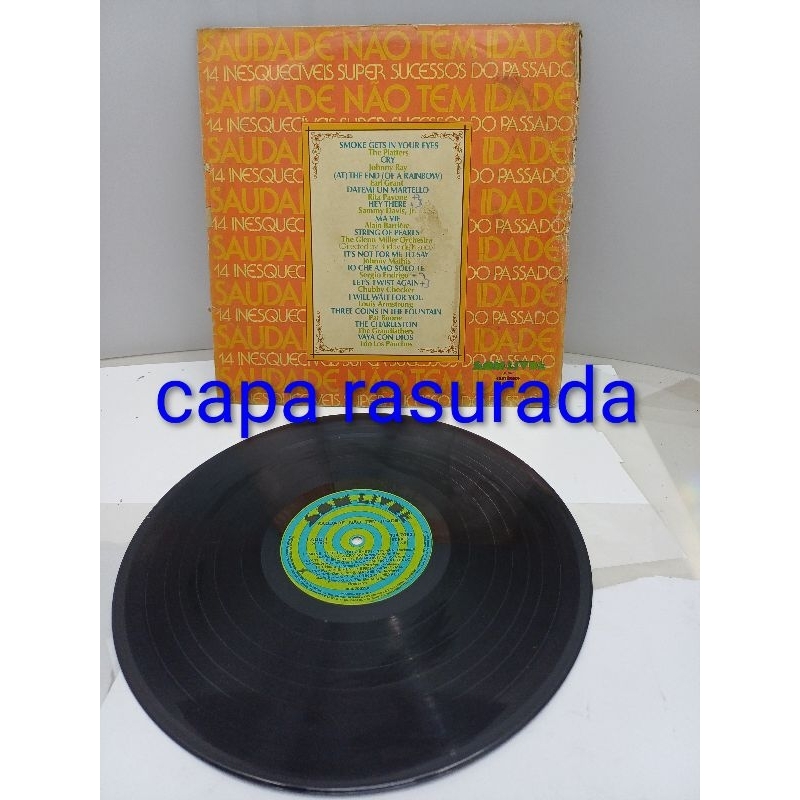 Disco de vinil Saudade não tem idade 1975 ( leia descrição)