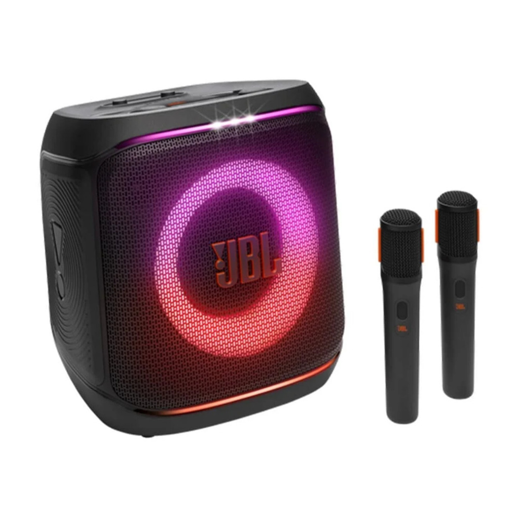 Caixa de Som JBL PartyBox Encore, Led, 100W RMS, Bluetooth, Com 2 Microfones, JBLPBENCORE22MICBR em Oferta na Shopee