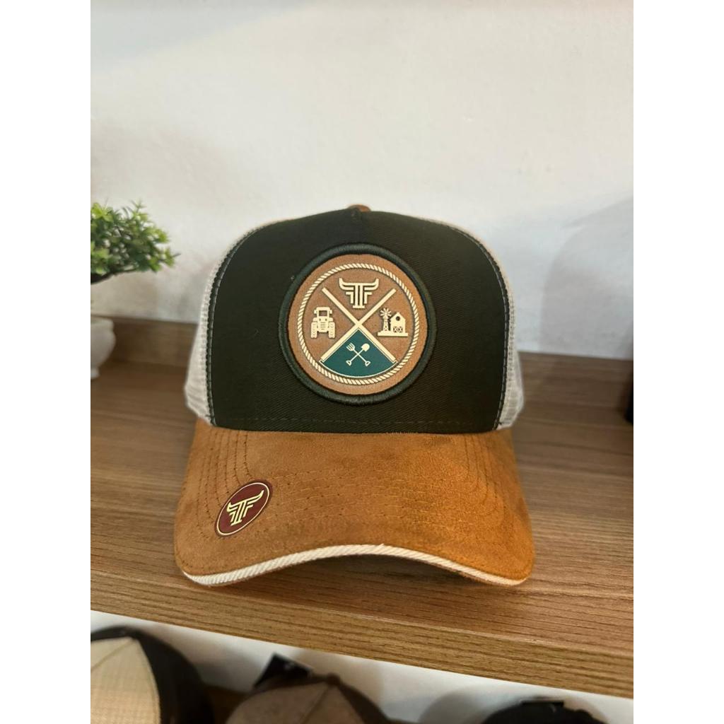 Boné Country Trucker Farm Bulls Lançamentos Envio imediato em Oferta na Shopee