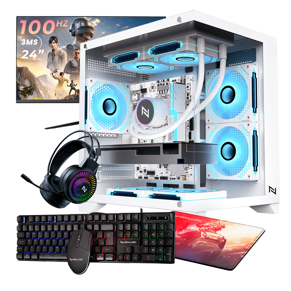 PC Gamer Ryzen 5 5600GT Completo, 16GB 3200MHz, SSD 480GB, Vega 7, Monitor 24” 100Hz – NLI87592 em Oferta na Shopee