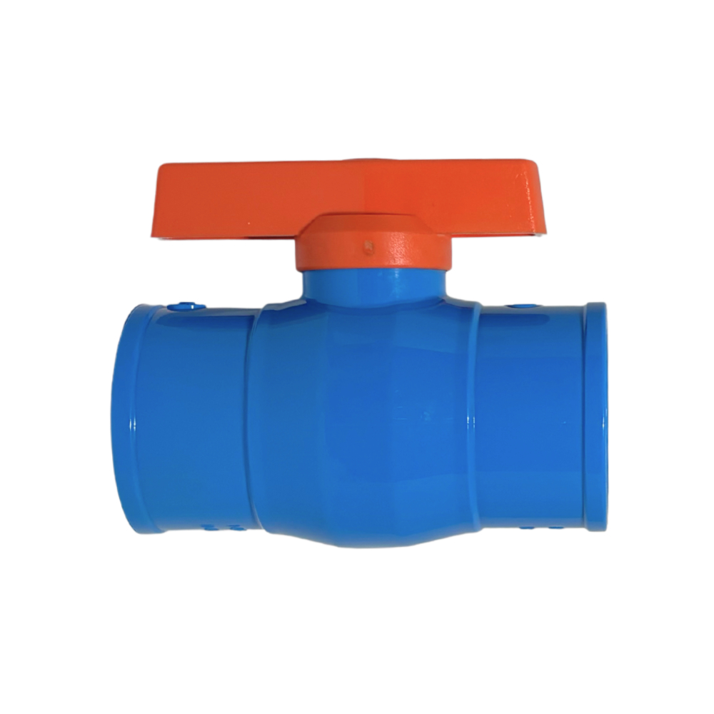 Registro De Esfera Soldável Pvc 20/25/32/35/40/50,6/60mm Azul  Durín em Oferta na Shopee