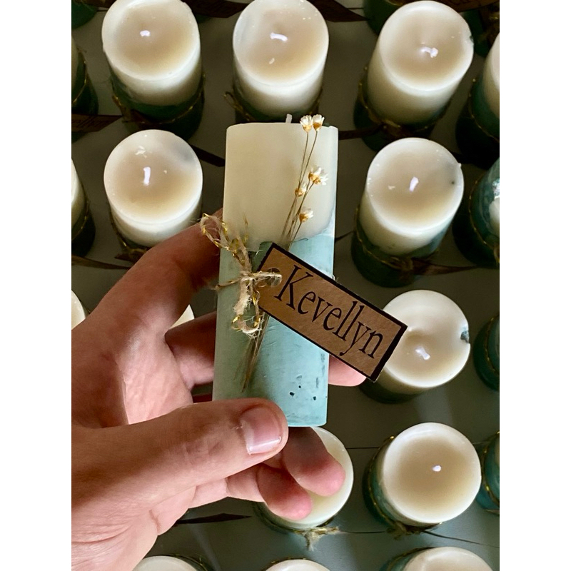 kit 20 Velas Lembrancinha Personalizada Aromáticas Casamento Batizado Aniversario