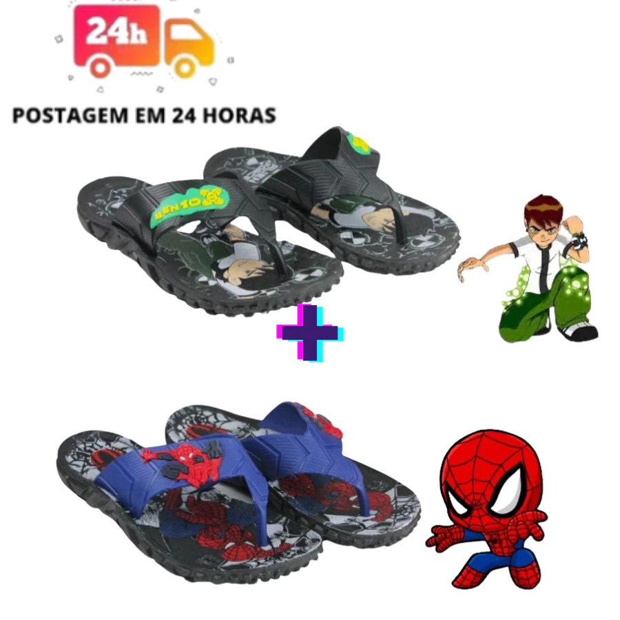 Super ! Leve 2 Chinelo I Antil | Kit Especial À Prova de Aventuras | Co Orto de Verdade