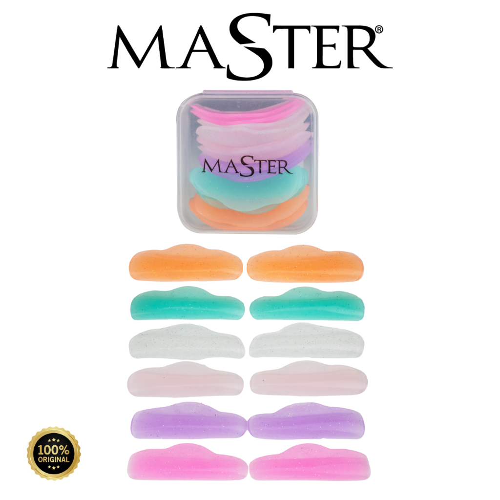Pad Shine Master Silicone Kit 6 Pares | Molde Lash Lifting | Kit Tamanhos para Lifting de Cílios