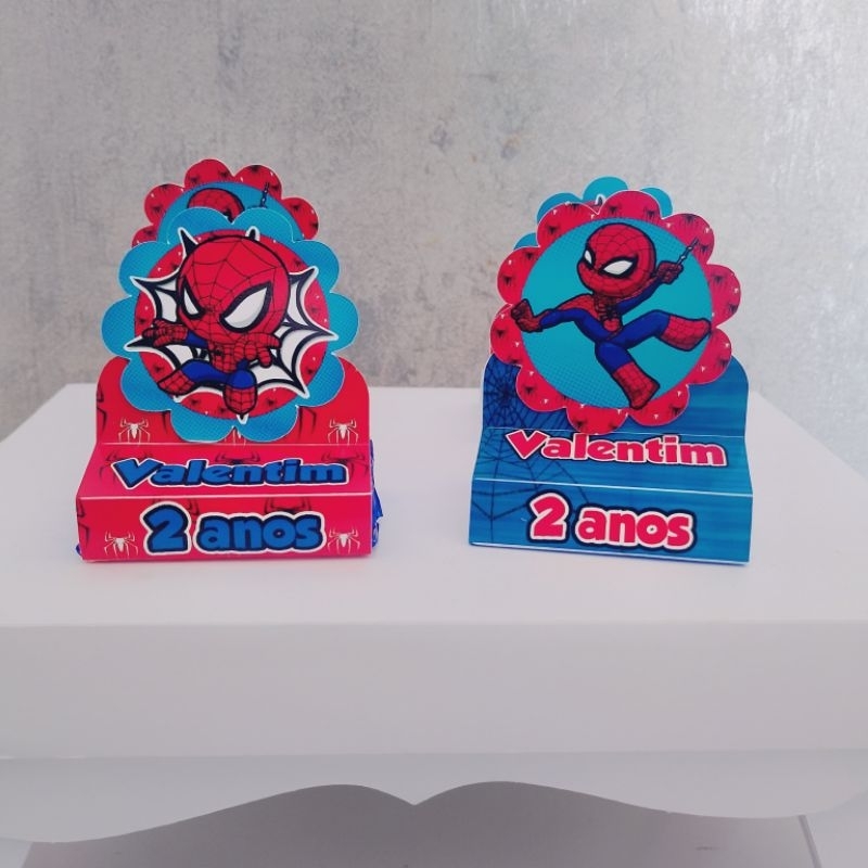 Porta Bis Duplo homem aranha cute Lembrancinha homem aranha  personalizado homem aranha cute decoração homem aranha cute