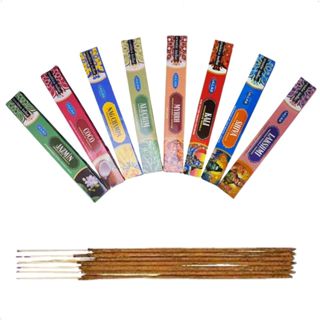 Kit Incenso Indiano Massala Ullas 12 Cxs - Fragrancia Mista 84 Vrts em Oferta na Shopee