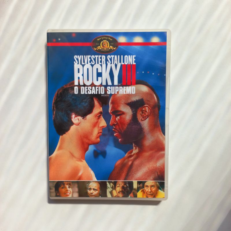 DVD Filme Rocky III O Desafio Supremo - Clássico Sylvester Stallone | Antique Sebo