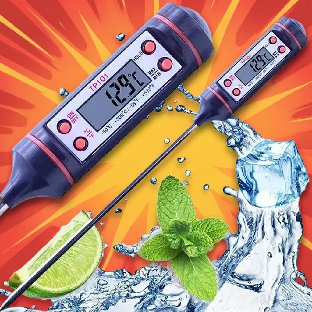 Termômetro Culinário Digital Essencial Precisão Profissional na Sua Cozinha Utensílio Casa