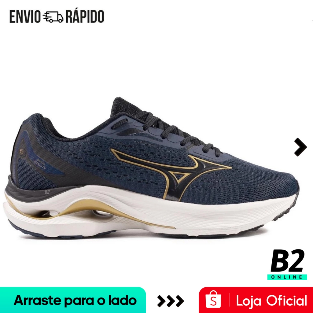 Tênis Mizuno Wave Vitality 6 Feminino Tamanho Grande Original Com Nota Fiscal e Garantia