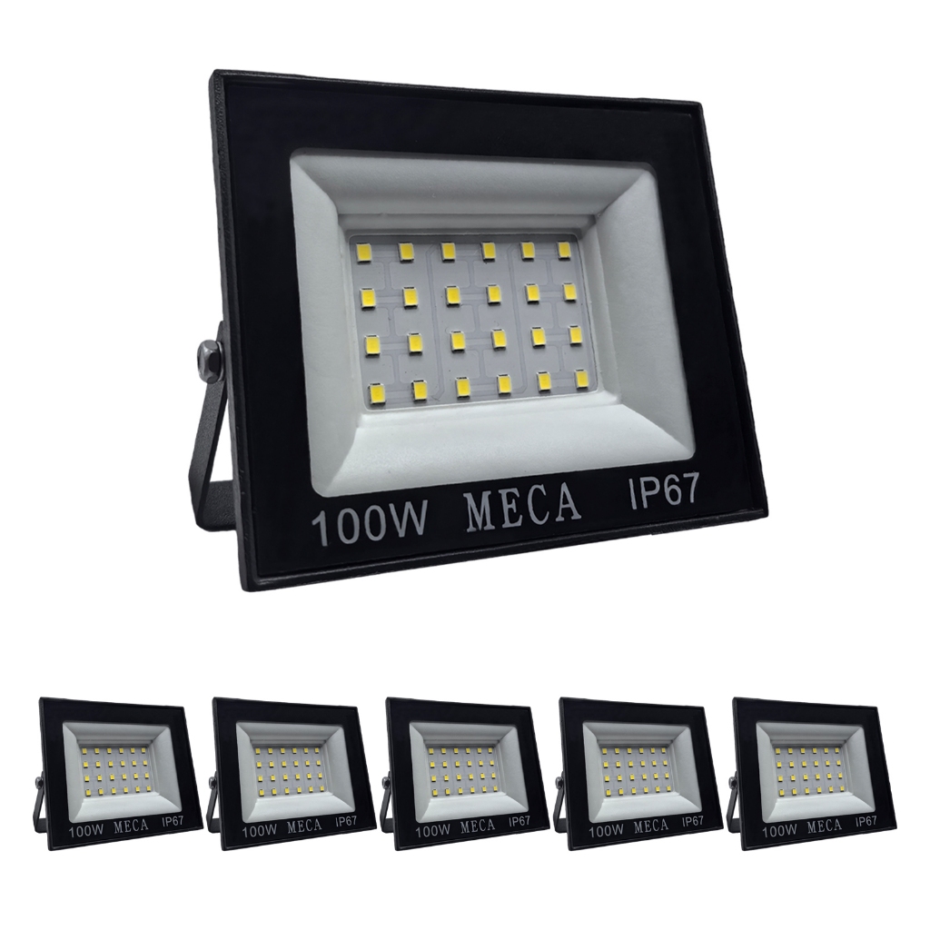 5X Super Mini Refletor Led 100w Holofote Ip67 Bivolt Prova D'água Cor de Luz Frio em Oferta na Shopee