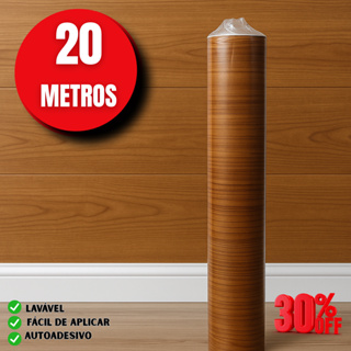 Papel Parede Adesivo Magno 10/15/20 metros Amadeirado Impermeável Facil de Aplicar e Limpar Removível em Oferta na Shopee