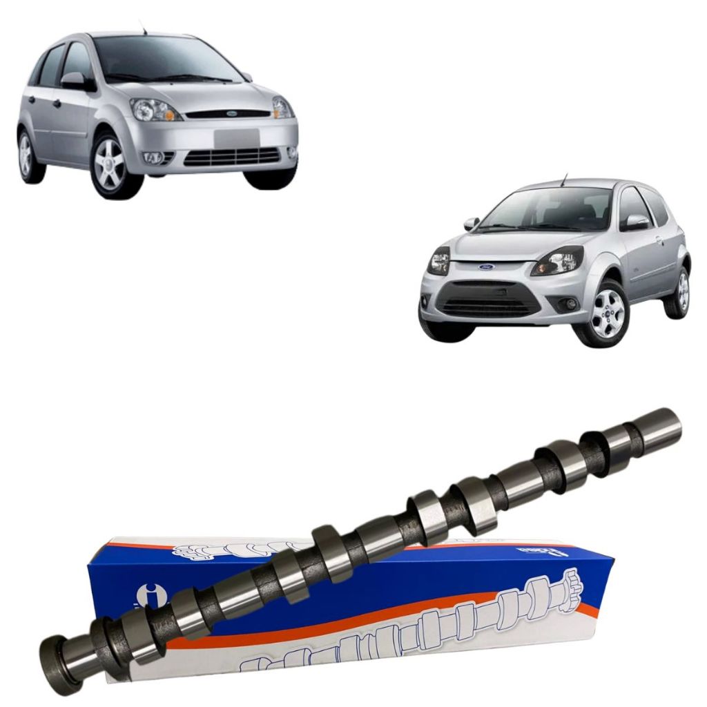 Eixo de Comando Válvulas STD Para Ford Ka Fiesta 1.0 1999 Até 2007 Motor Zetec Rocam Indisa EC2050AB em Oferta na Shopee