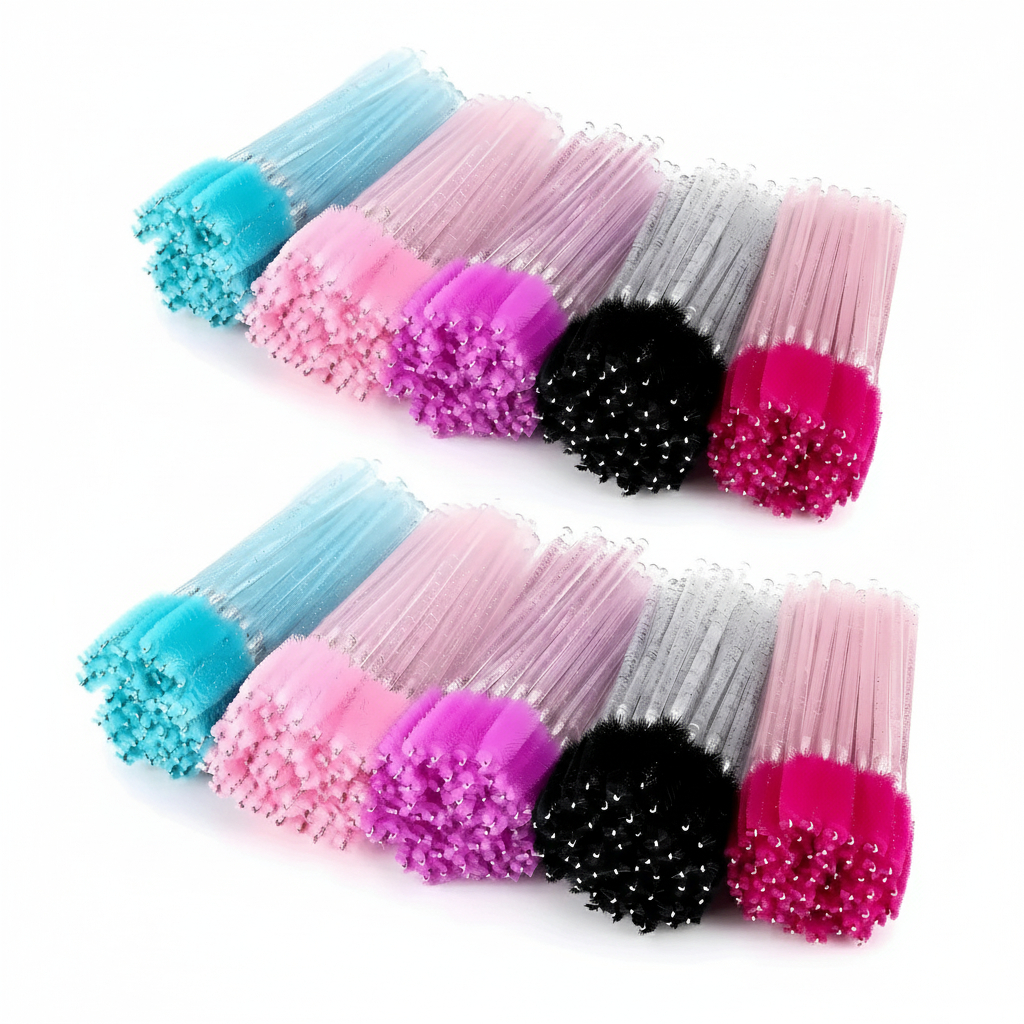 Kit 200 Escovinha Descartável Glitter Para Cílios e Sobrancelha em Oferta na Shopee