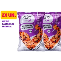 Kit Mix Castanhas Tropical Nuts Dieta Saudável 2 Unidades