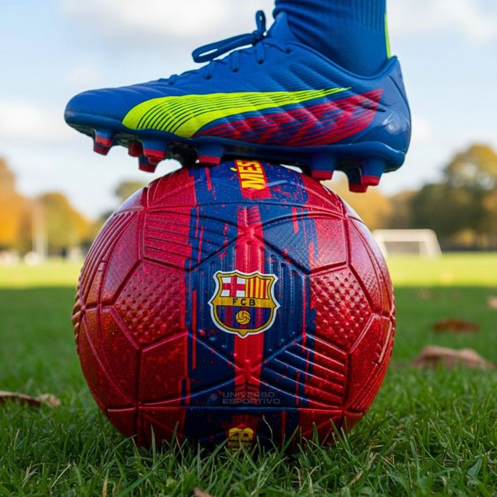 Bola Barcelona Futebol Time Oficial Retro Treino Adulto Infantil Juvenil Campo Society Profissional