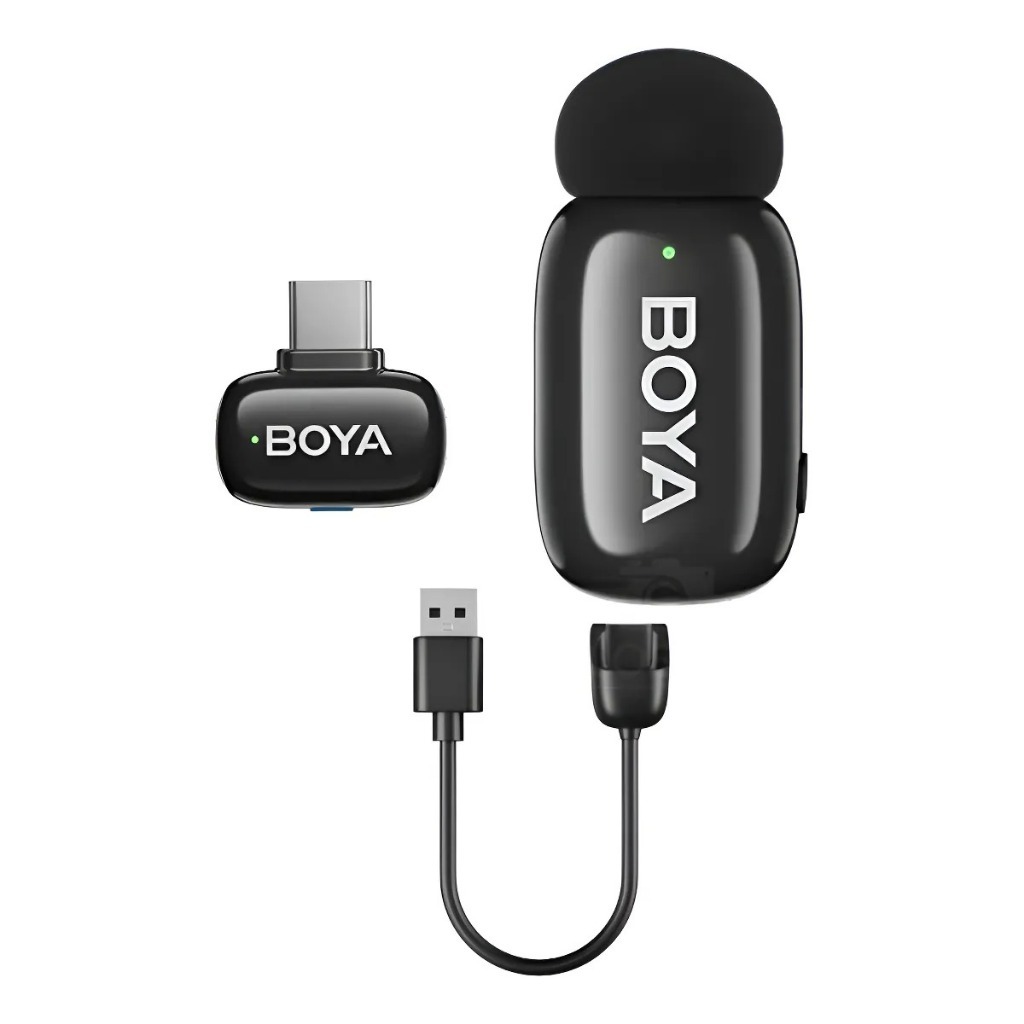 Microfone De Lapela Boya Mini-07 Android Tipo C