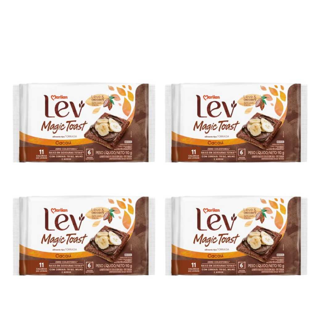 Magic Toast Cacau e Cereais Lev Marilan em Oferta na Shopee