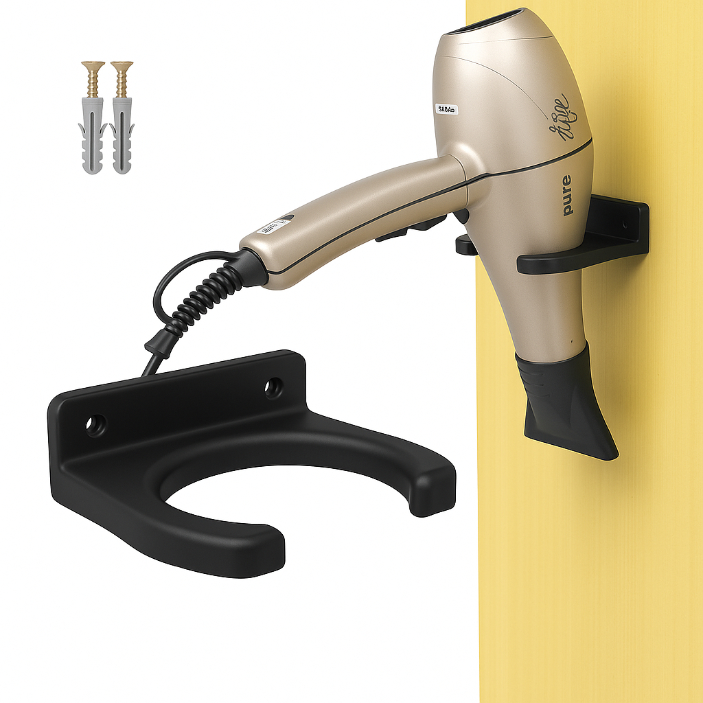 Suporte De Parede Para Secador De Cabelo Universal em Oferta na Shopee