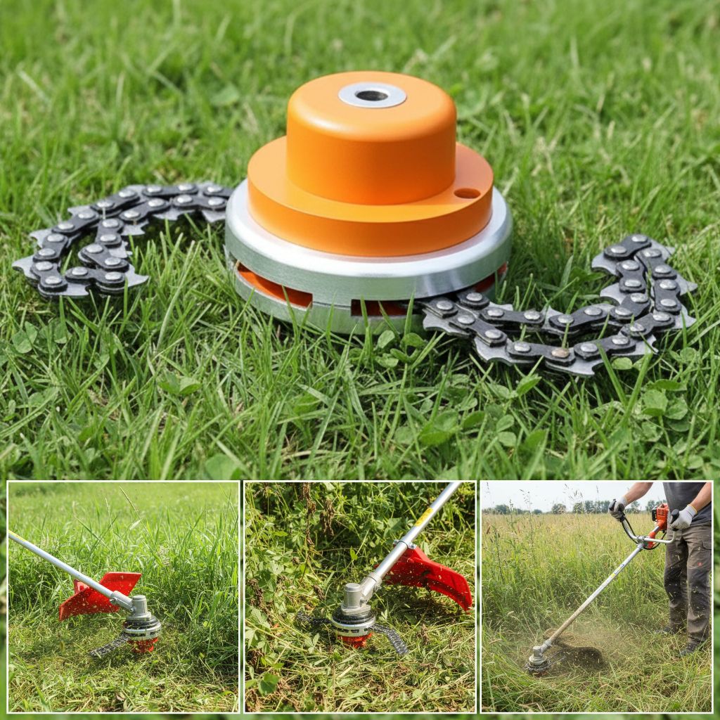 Cabeça Bobina Cortador Gramado Durável Trimmer 65mm - Para roçadeira universal -