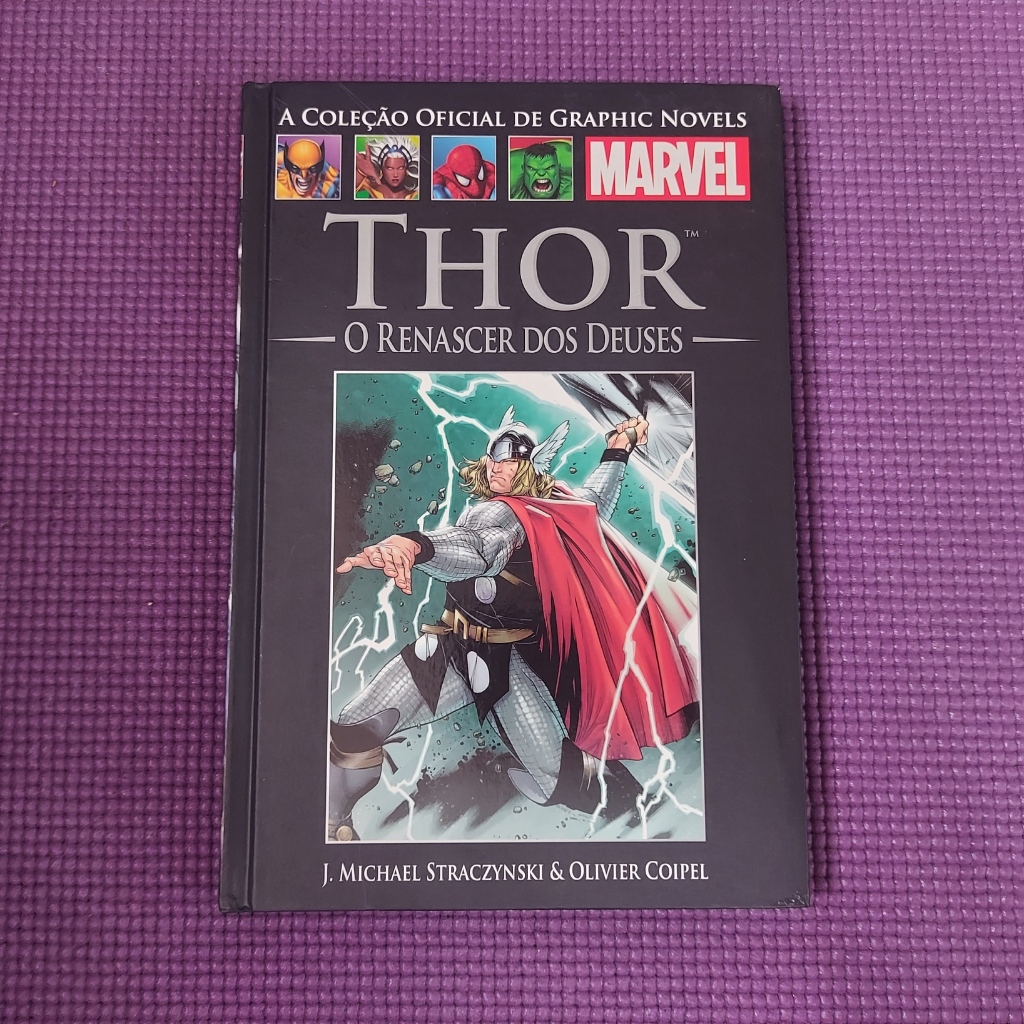 THOR O RENASCER DOS DEUSES A COLEÇÃO OFICIAL DE GRAPHIC NOVELS N°: 52 HQ PT BR CAPA DURA SALVAT