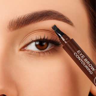 Caneta para Sobrancelha Fio a Fio Efeito Microblading Natural Preenche Falhas Maquiagem Acessível em Oferta na Shopee