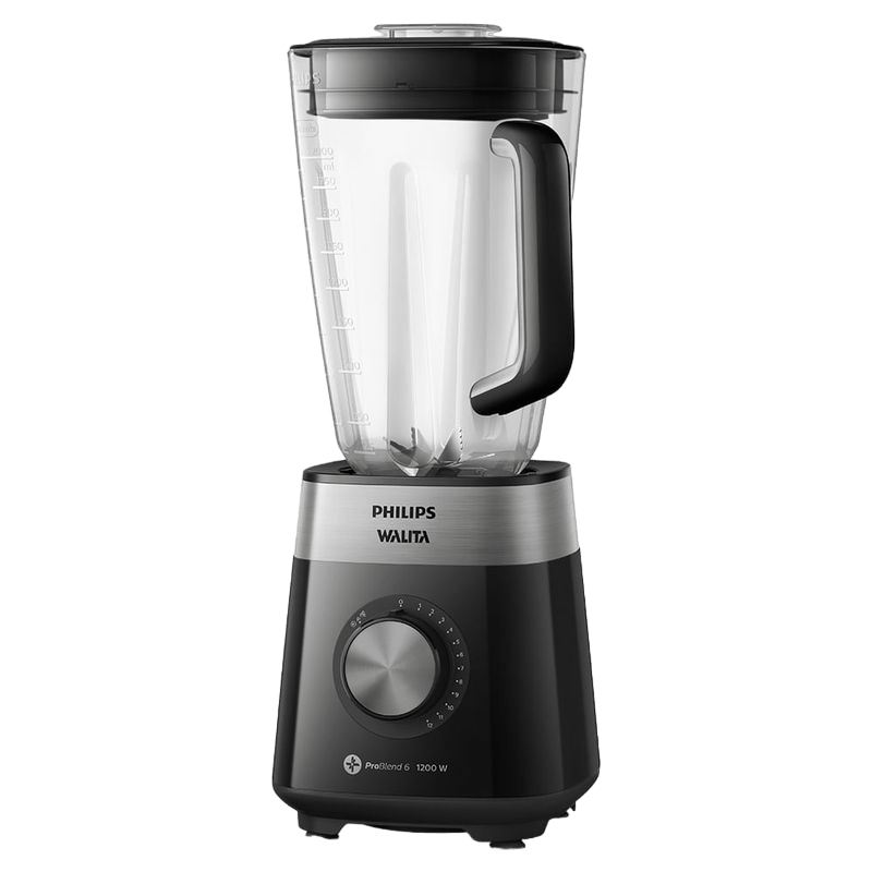 Liquidificador Série 5000 Jarra Inquebrável Philips Walita 3 Litros 1200W - Preto