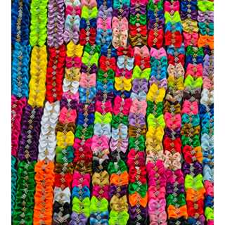 KIT 10/20/30/40/50 LAÇO PET LACINHO BORBOLETA BANHO E TOSA PETSHOP em Oferta na Shopee