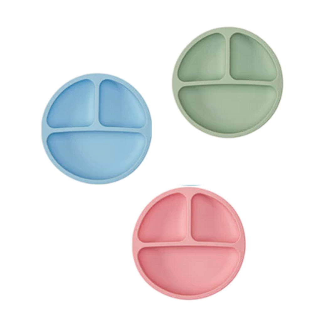 Pratinho para Introdução Alimentarem Silicone com Ventosa Buba 3 cores — imagem 2 de 2
